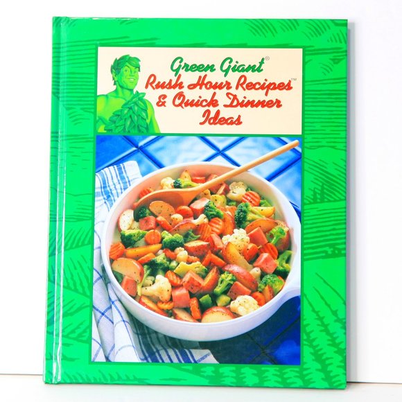 Green Giant Recipe Hardcover Book: Rush Hour Recipes & Quick Dinner Ideas-Foody - Picture 1 of 3